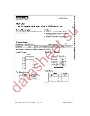 74LVQ125SJ datasheet  